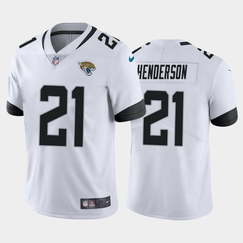 Men Jacksonville Jaguars 21 C.J. Henderson Nike White Limited NFL Jersey